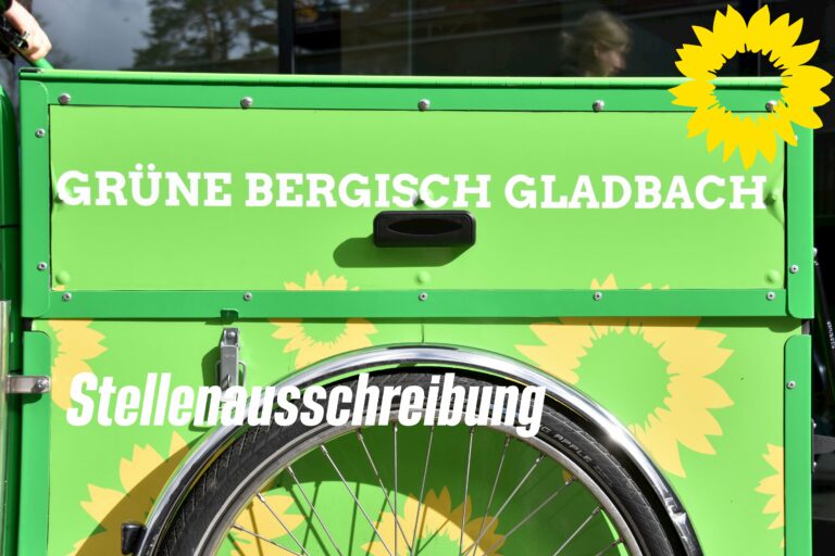 Stellenausschreibung – Die Grüne Ratsfraktion sucht eine*n geschäftsführende*n Referent*in (m/w/d)