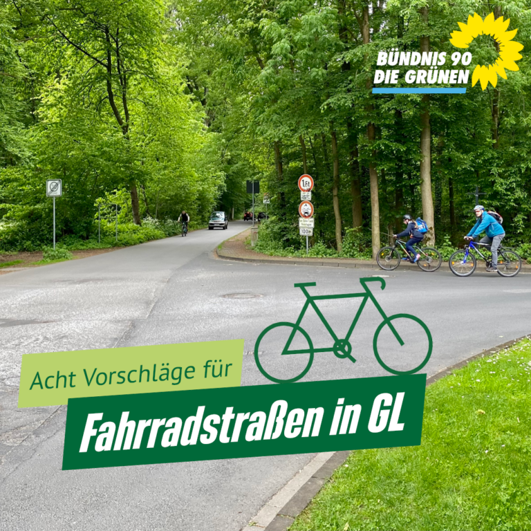 Acht Vorschläge für Fahrradstraßen in Bergisch Gladbach
