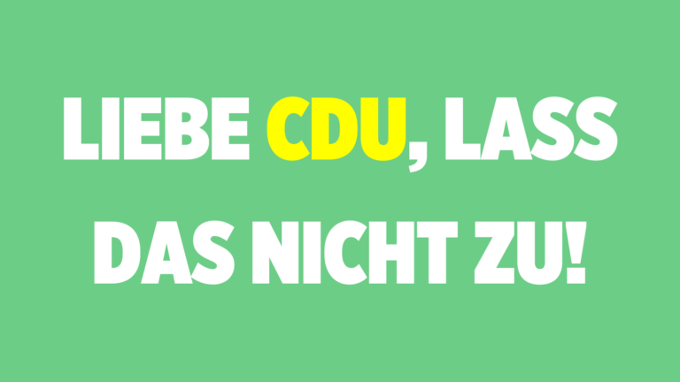 Offener Brief an die CDU Rhein-Berg